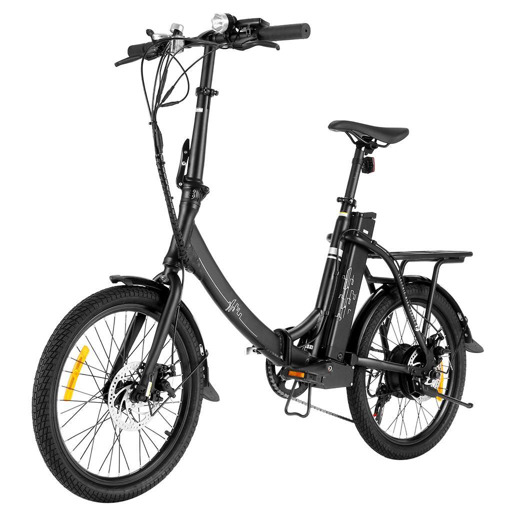 VIVI 350W 20inch Electric Mountain Bike foldable city commuter bike 7 Speeds Shifter Adult Folding E-Bike Disc Brake
