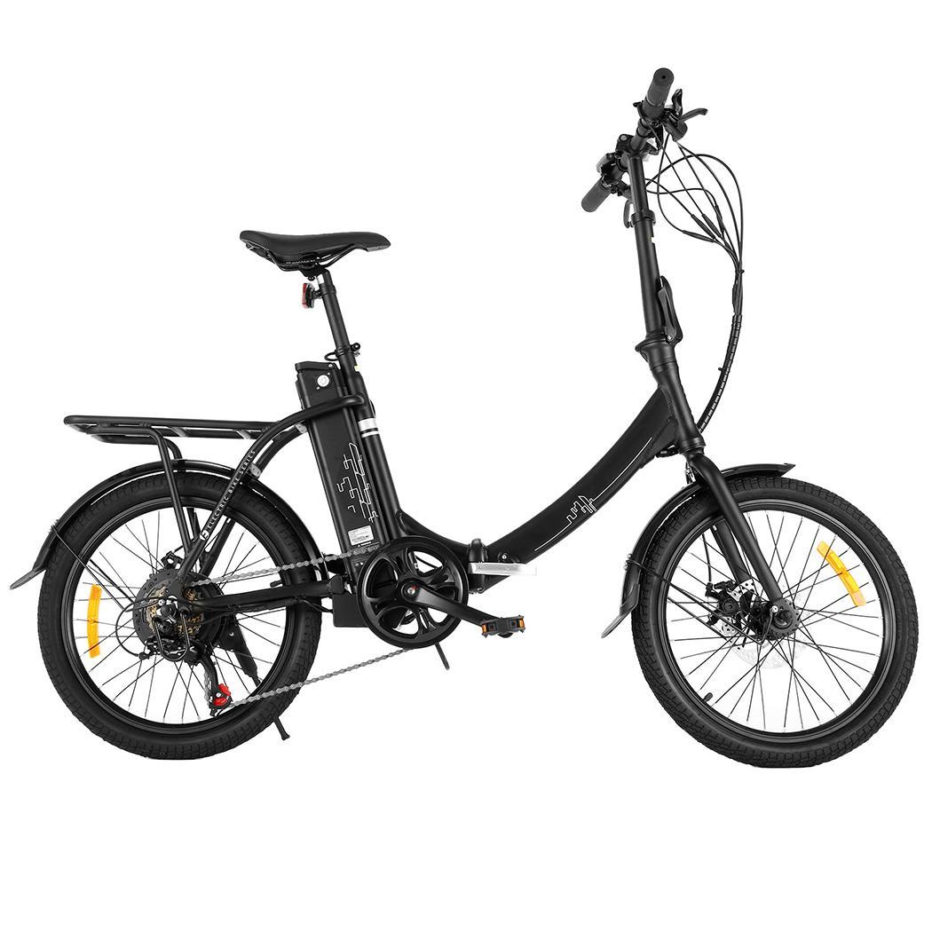 VIVI 350W 20inch Electric Mountain Bike foldable city commuter bike 7 Speeds Shifter Adult Folding E-Bike Disc Brake